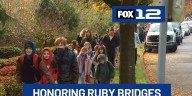 Portland students walk to school to honor civil rights icon Ruby Bridges