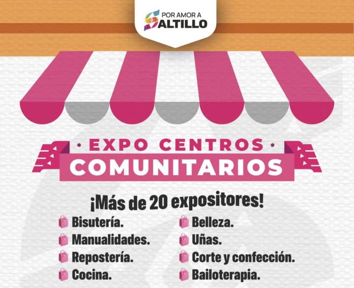 Invita Municipio a la Expo Centros Comunitarios