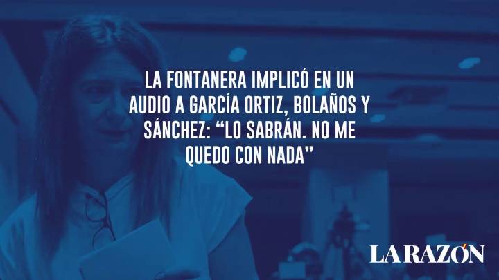 La fontanera aseguró a Stampa que daría traslado de su encuentro a García Ortiz y a Sánchez: "Lo sabrán"