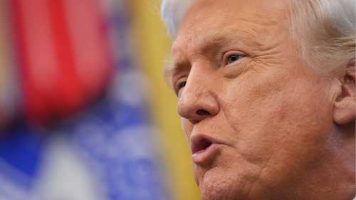 Trump downplays economic woes as partisan spin, saying, 'Costs are way down'