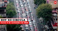 Hoy No Circula jueves 6 de noviembre 2025: autos y placas que descansan en CDMX y Edomex