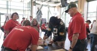 Families of late military members honor loved ones with help from Packers