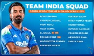 India ODI Squad vs South Africa 2025: KL Rahul to Lead, Rohit & Kohli Return