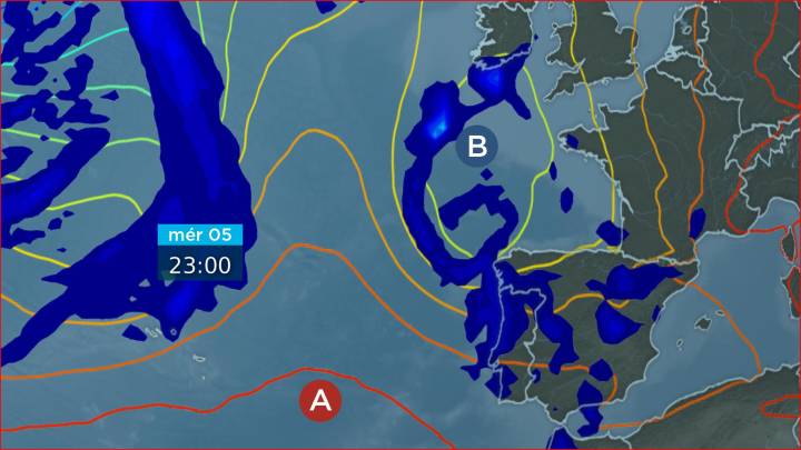 Xoves de chuvascos e con temporal marítimo
