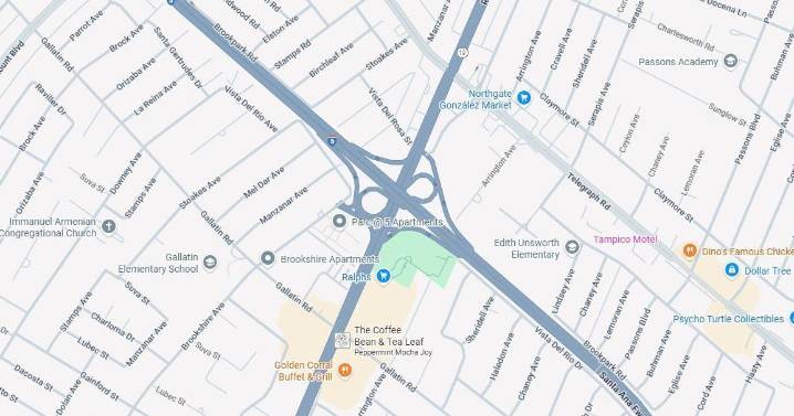 Man, woman killed in crash on Golden State Freeway in Downey