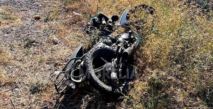 Viajaban cuatro en moto: choque deja a dos menores heridos de gravedad, en La Piedad