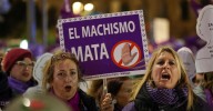 La manifestación del 25N en Málaga, en imágenes