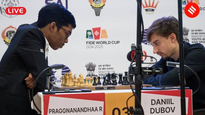 FIDE Chess World Cup 2025 Live Updates, Round 4 Game 2: Arjun Erigaisi vs Peter Leko; Praggnanandhaa vs Daniil Dubov; 5 Indians in action soon