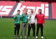 Sigue en directo el ambiente previo al partido entre la Euskal Selekzioa y Palestina