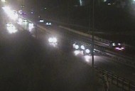 Incendio de un coche en la TF