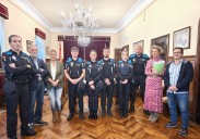 Homenaje en Lena a uno de sus agentes: salvó la vida a un hombre con un masaje cardiopulmonar