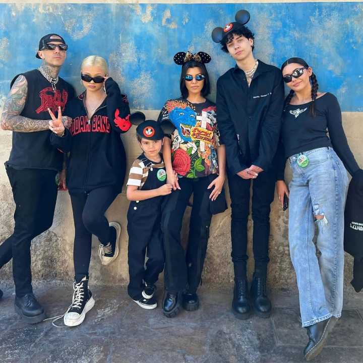 See Kourtney Kardashian's Photos of Travis Barker & Kids for Her Birthday