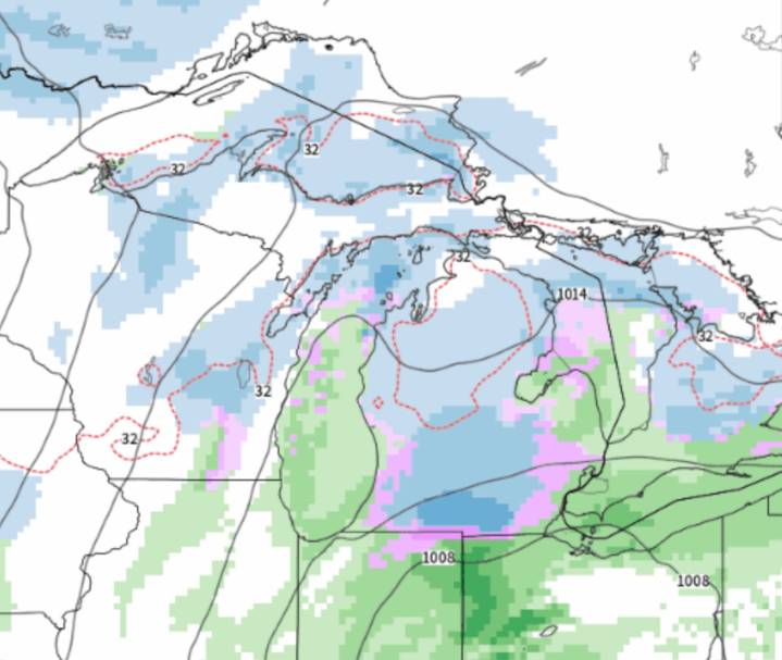 Michigan’s weekend weather has it all; Snow, some rain, growing cold
