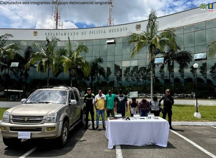 Judicializados seis integrantes del grupo delincuencial ‘Langostas’ por hurtos y homicidio en Quindío y Valle