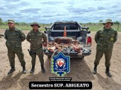 Abigeato frustrado: secuestraron 15 kilos de carne en Pampa del Infierno