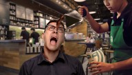 Starbucks Pledges To Eliminate Wasteful Paper Cups By Pouring Coffee Directly Down Customers' Gullets