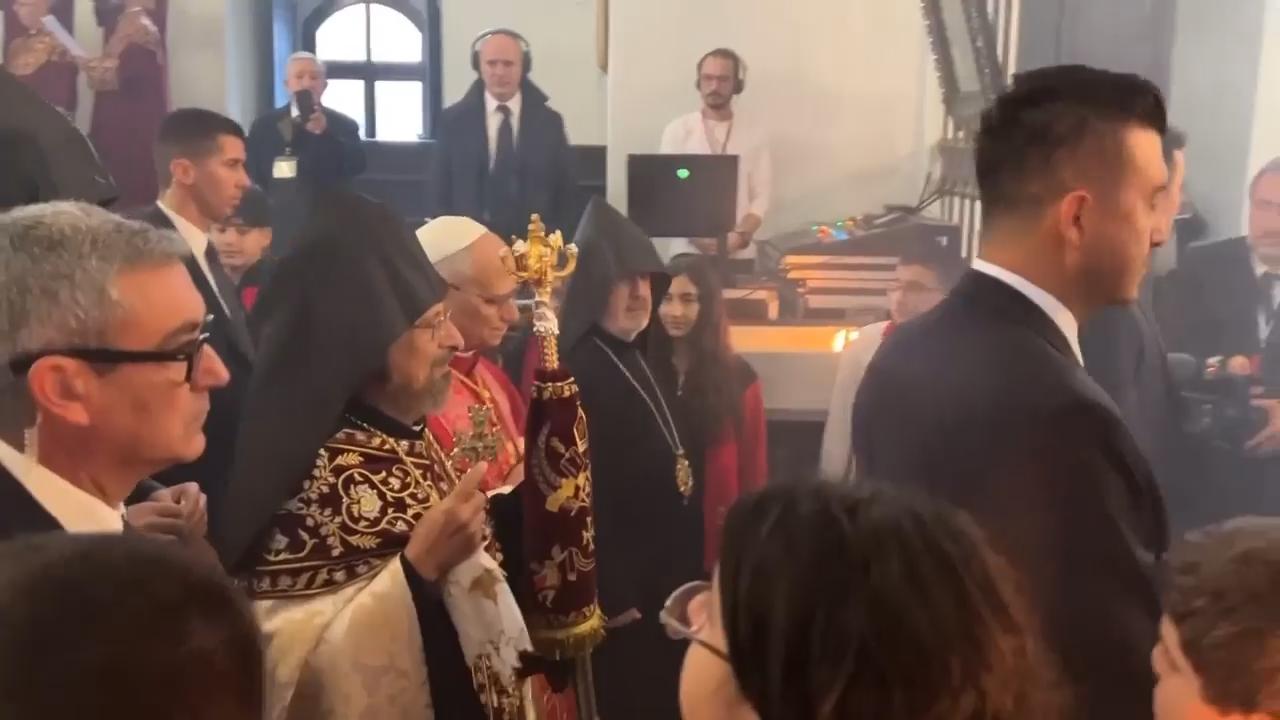 Behind the scenes as AP covers Pope Leo XIV's visit to small Armenian church in Istanbul