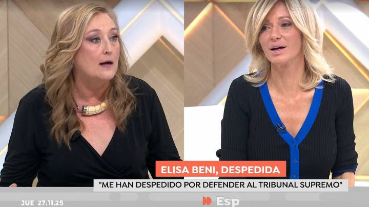 Elisa Beni se defiende en 'Espejo Público' tras su despido de elDiario.es por apoyar al Tribunal Supremo