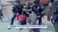 Turning Point USA event prompts protests at UC Berkeley