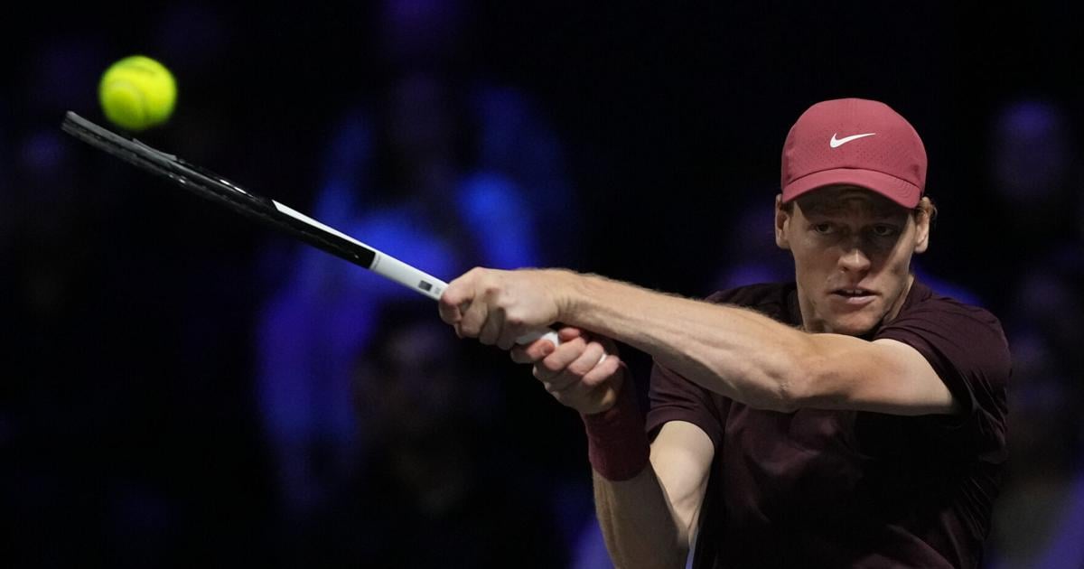 Sinner reclaims No. 1 ranking after beating Auger-Aliassime in Paris Masters final