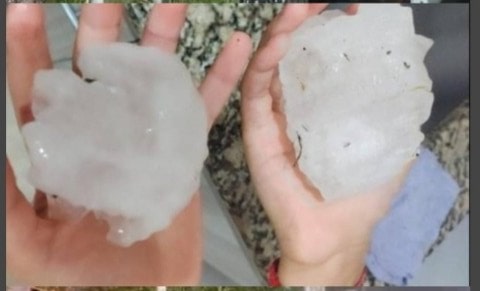 Fuerte tormenta con lluvia y granizo provocó destrozos en gran parte de la provincia