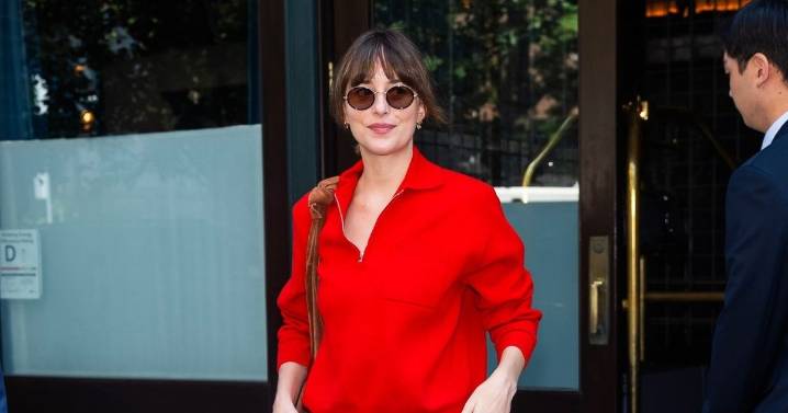 Dakota Johnson's Red Cutout Dress Look Is 'Perfection'