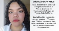Se busca a Silvia Graciela Gaxiola Quevedo de 13 años de edad