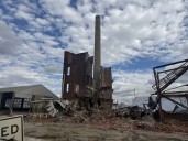 Photos: Former Bantam Jeep building burns down, demolished