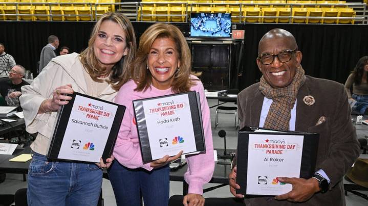See Hoda Kotb Reunite With 'Today' Hosts for Macy's Thanksgiving Day Parade Rehearsal