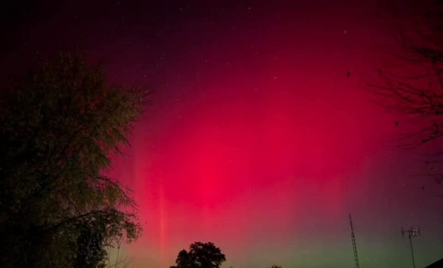 Northern Californian residents witness colorful aurora hues