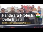 Civil Society Handwara Holds Protest Against Delhi Blasts; Kashmir against Terrorism