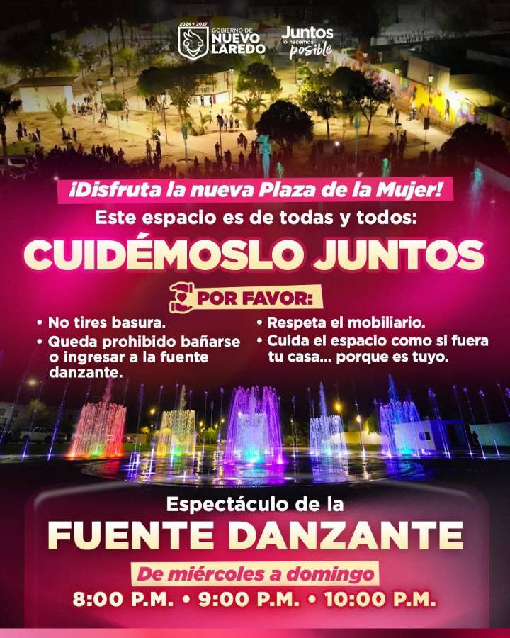 Nuevo Laredo tiene nuevo espacio lleno de vida, convivencia y orgullo para todas y todos