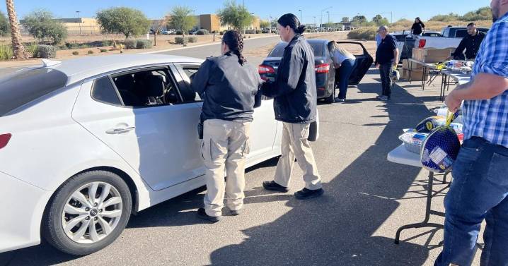 Imperial Regional Detention Facility, Sure Helpline host Thanksgiving Food Drive in Calexico