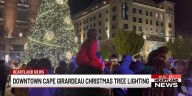 Christmas Tree lighting ceremony in downtown Cape Girardeau