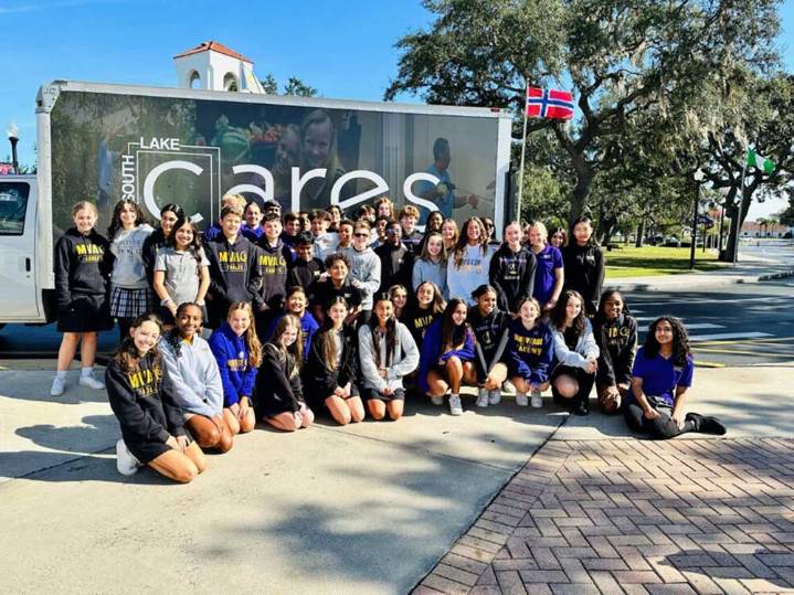 Buses ‘N Backpacks Food Drive: MVA’s NJHS Helps Feed Local Families This Thanksgiving