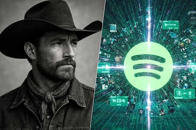 Cantante country generado con IA se posiciona en cima Billboard