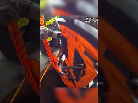 Construction Worker who PLUNGED Down 30ft Manhole Rescued by NYPD, FDNY #shorts