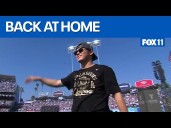 Dodgers arrive at Dodger Stadium for victory rally