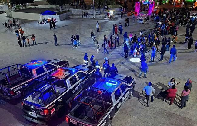 Saldo blanco por noche de brujas en Sabinas