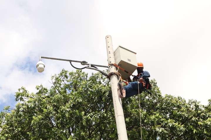 Alcaldía avanza en mantenimiento de más de 350 cámaras de seguridad en Ibagué