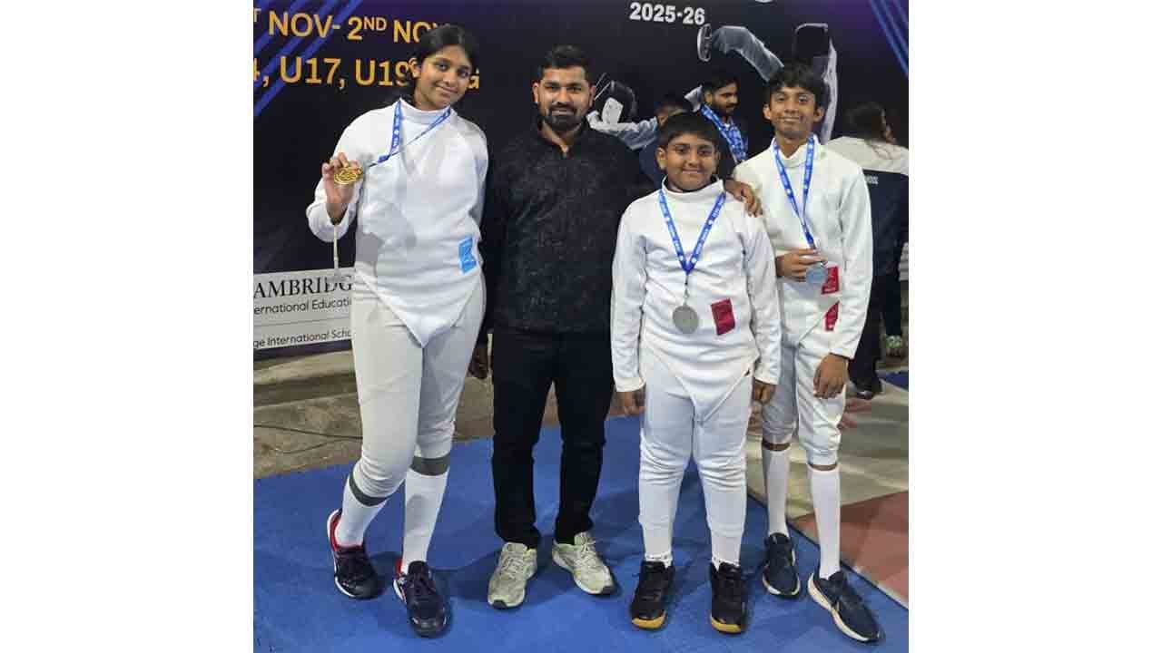 Hyderabad’s Samiksha Gariney Strikes Gold At 7th ISSO Fencing Championship