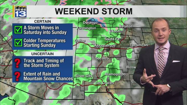 Warm week ahead of a weekend storm