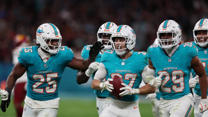 Los Dolphins baten a los Commanders en la prórroga de un partido histórico en Madrid