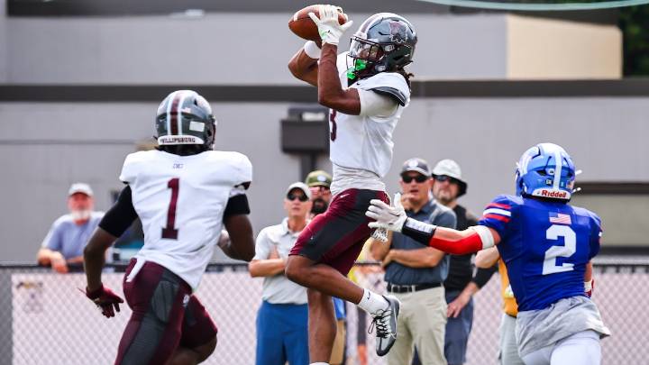 Challenging assignment for P’burg’s Blacknall against Colonia football