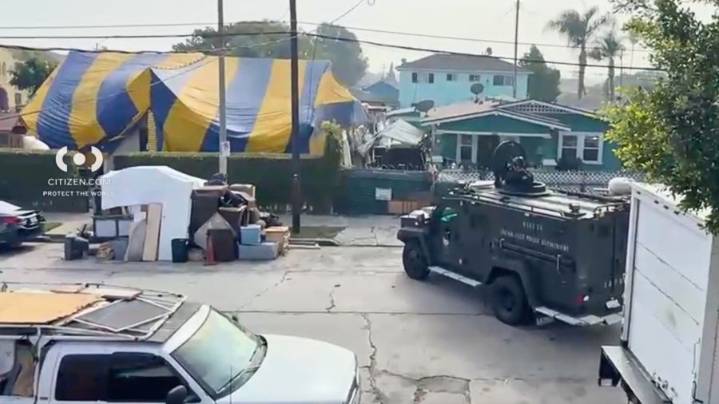 ‘Think about what that’s doing to your body’: Suspect barricades in fumigated L.A. home