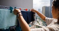 Simple hack stops laundry smelling musty after air