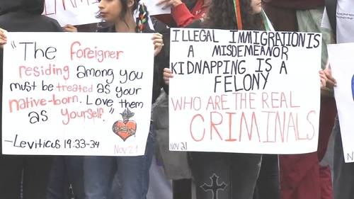 Wakefield High School students hold walkout to protest federal immigration crackdown