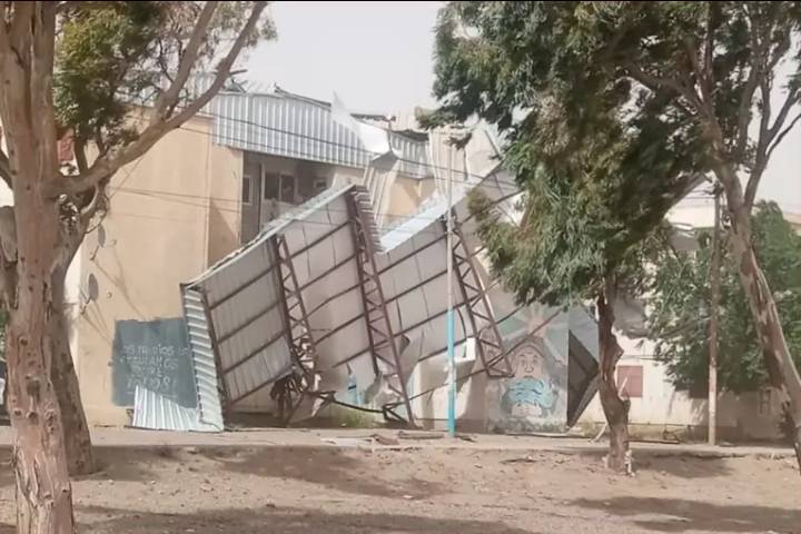 Ráfagas de 150 km/h provocaron graves destrozos en Comodoro Rivadavia: fotos y videos