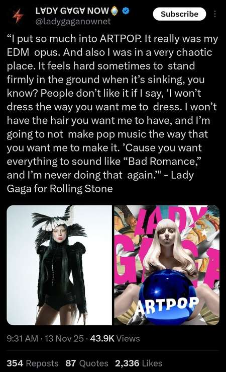 Lady Gaga for Rolling Stone: ohnotheydidnt