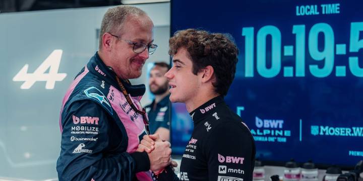 El esperanzador posteo de Alpine con Colapinto y Gasly en la previa del GP de Las Vegas de la F1